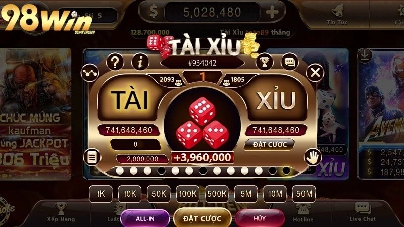 Tài Xỉu Online Tỷ Lệ Cao: Cơ Hội Nhận Thưởng Lớn Hấp Dẫn 7 Tài xỉu online tỷ lệ cao